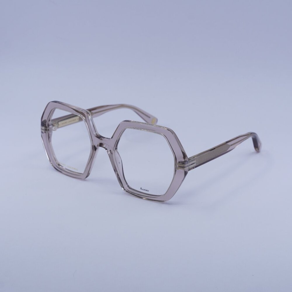 Marc Jacobs MJ 1077 010A 00 Eyeglasses Transparent Beige Geometric 51mm Frame